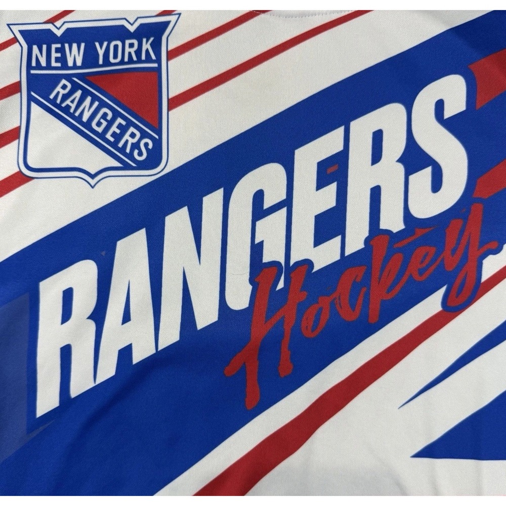 NY New York Rangers NHL Hockey Licensed Youth Kid Hoodie Sweatshirt Medium 10/12